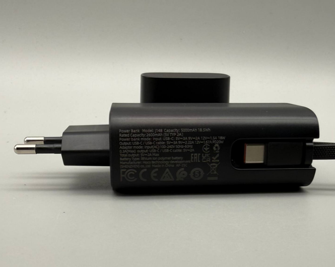 Повербанк-адаптер 2-в-1 Hoco J148 Handy 5000mAh PD20W J148 фото