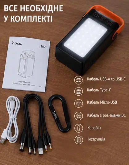 Повербанк Hoco J107 Super 90000 мА&middot;год 22,5 Вт J107 фото